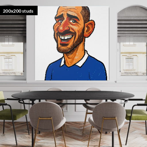 200*200studs, 160*160cm, 63*63inch