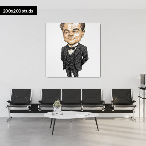 200*200studs, 160*160cm, 63*63inch