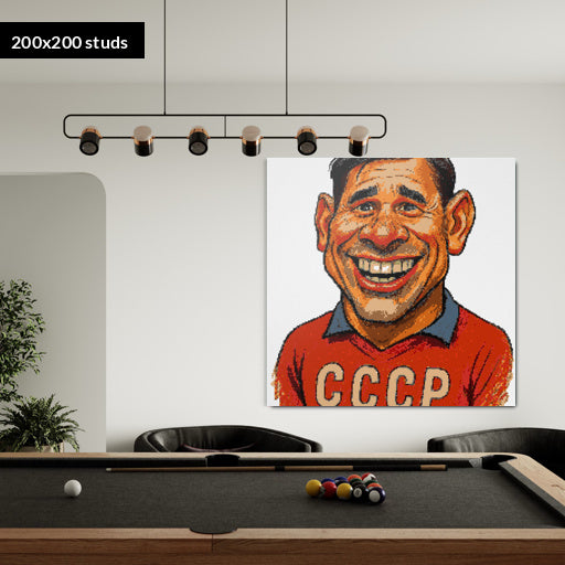 200*200studs, 160*160cm, 63*63inch