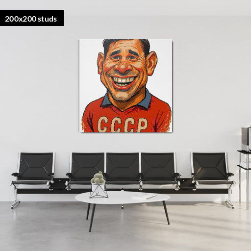 200*200studs, 160*160cm, 63*63inch