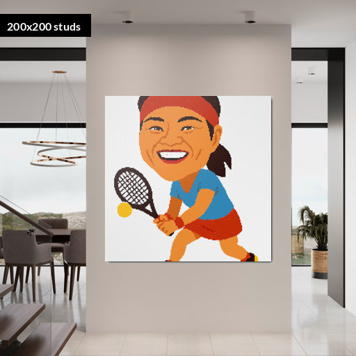 200*200studs, 160*160cm, 63*63inch