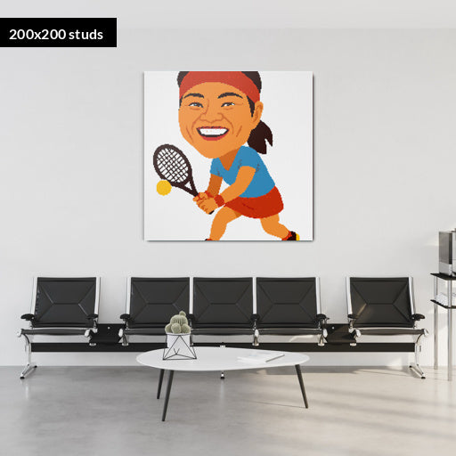 200*200studs, 160*160cm, 63*63inch