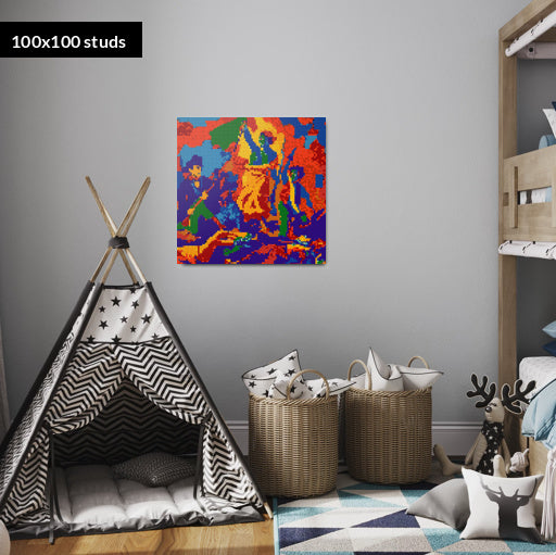 100*100studs, 80*80cm, 31,5*31,5inch