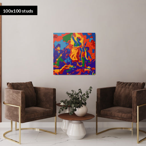 100*100studs, 80*80cm, 31,5*31,5inch