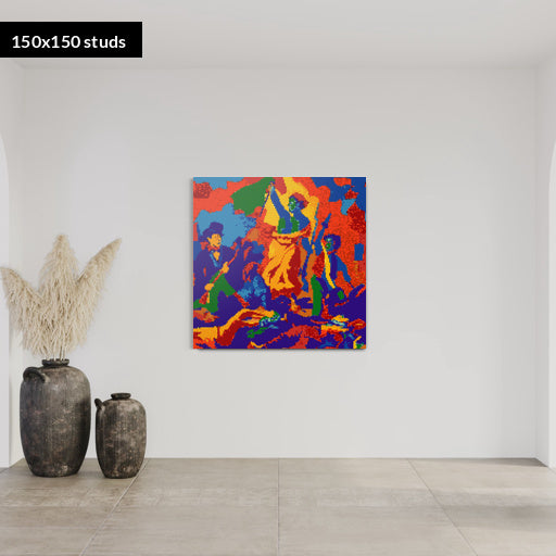 150*150studs, 120*120cm, 47,25*47,25inch