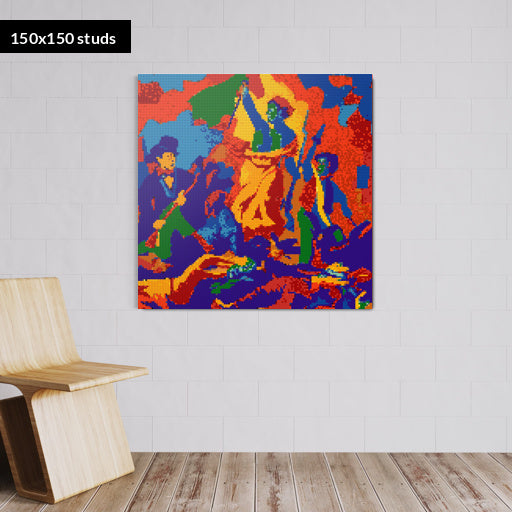 150*150studs, 120*120cm, 47,25*47,25inch