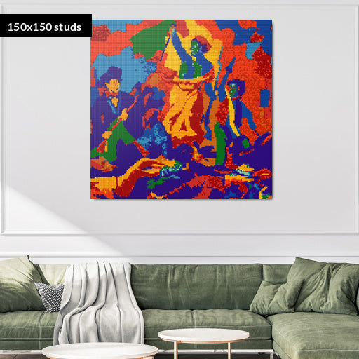 150*150studs, 120*120cm, 47,25*47,25inch