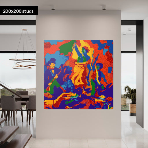 200*200studs, 160*160cm, 63*63inch