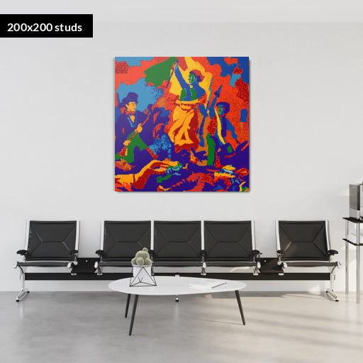 200*200studs, 160*160cm, 63*63inch