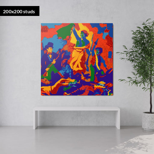 200*200studs, 160*160cm, 63*63inch