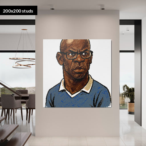 200*200studs, 160*160cm, 63*63inch