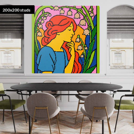 200*200studs, 160*160cm, 63*63inch