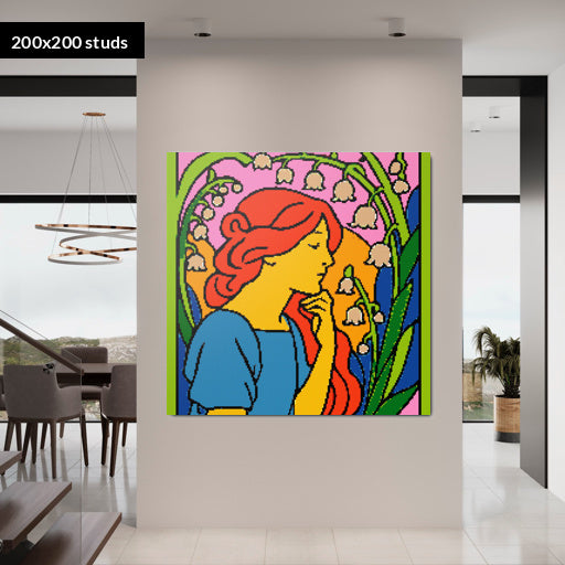 200*200studs, 160*160cm, 63*63inch