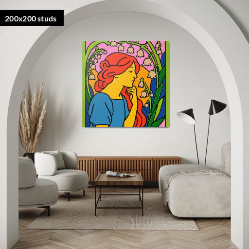 200*200studs, 160*160cm, 63*63inch