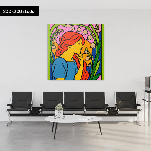 200*200studs, 160*160cm, 63*63inch