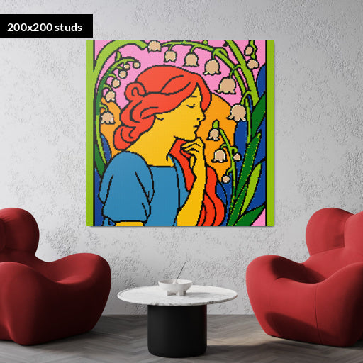 200*200studs, 160*160cm, 63*63inch