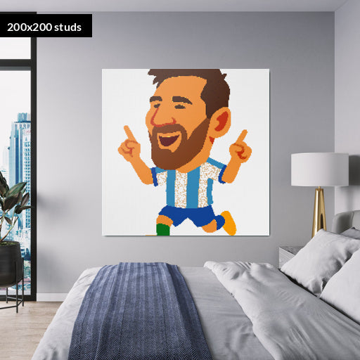200*200studs, 160*160cm, 63*63inch