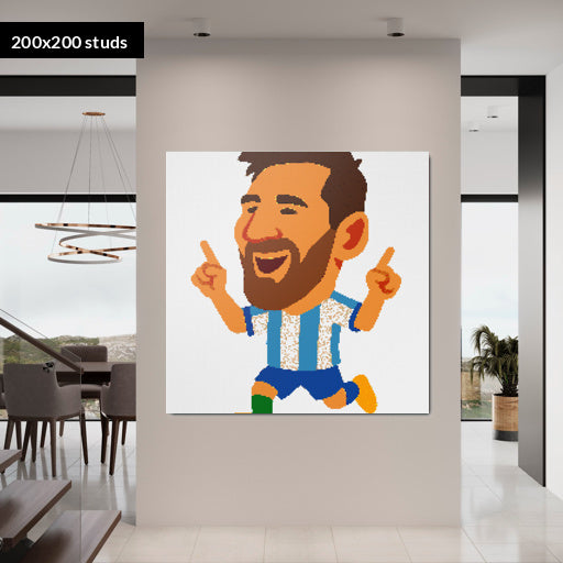 200*200studs, 160*160cm, 63*63inch