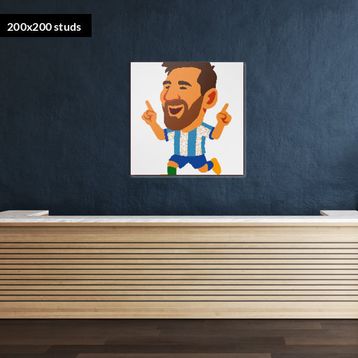200*200studs, 160*160cm, 63*63inch