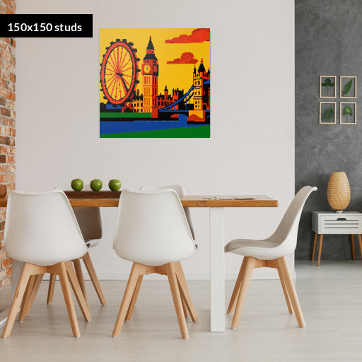 150*150studs, 120*120cm, 47,25*47,25inch