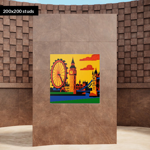 200*200studs, 160*160cm, 63*63inch