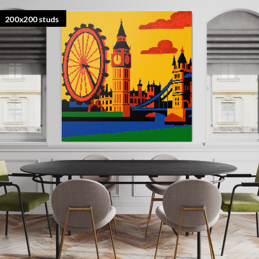 200*200studs, 160*160cm, 63*63inch