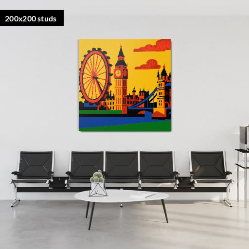 200*200studs, 160*160cm, 63*63inch