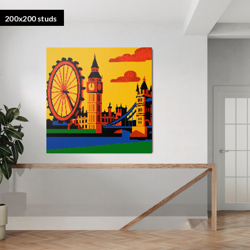 200*200studs, 160*160cm, 63*63inch