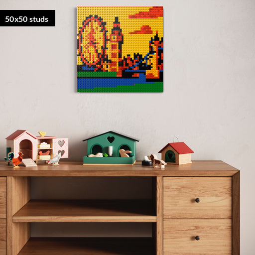 50*50studs, 40*40cm, 15,75*15,75inch