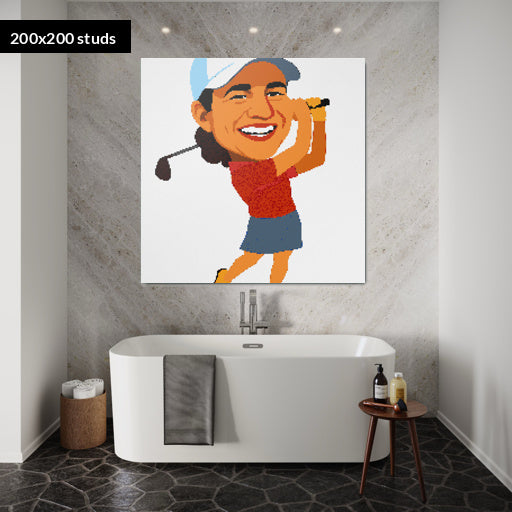 200*200studs, 160*160cm, 63*63inch