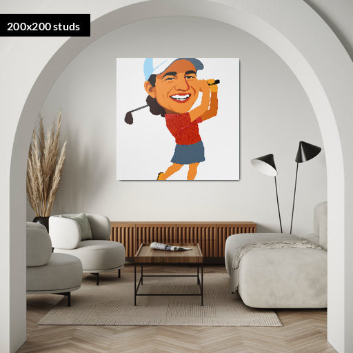 200*200studs, 160*160cm, 63*63inch