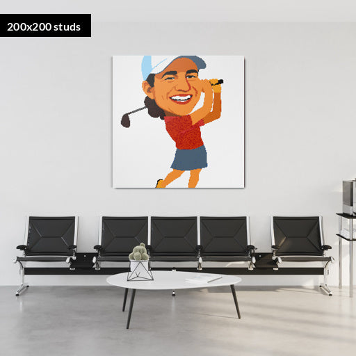 200*200studs, 160*160cm, 63*63inch