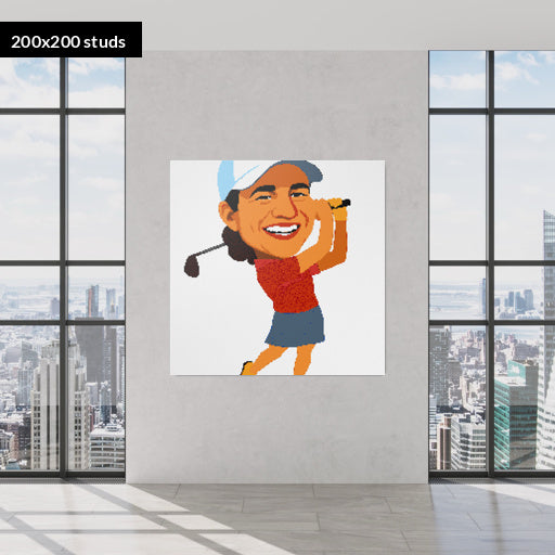200*200studs, 160*160cm, 63*63inch