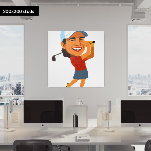 200*200studs, 160*160cm, 63*63inch