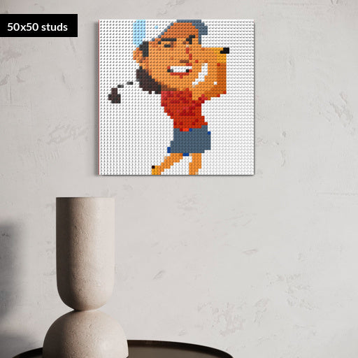 50*50studs, 40*40cm, 15,75*15,75inch
