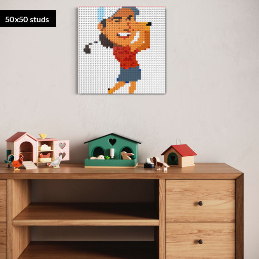 50*50studs, 40*40cm, 15,75*15,75inch