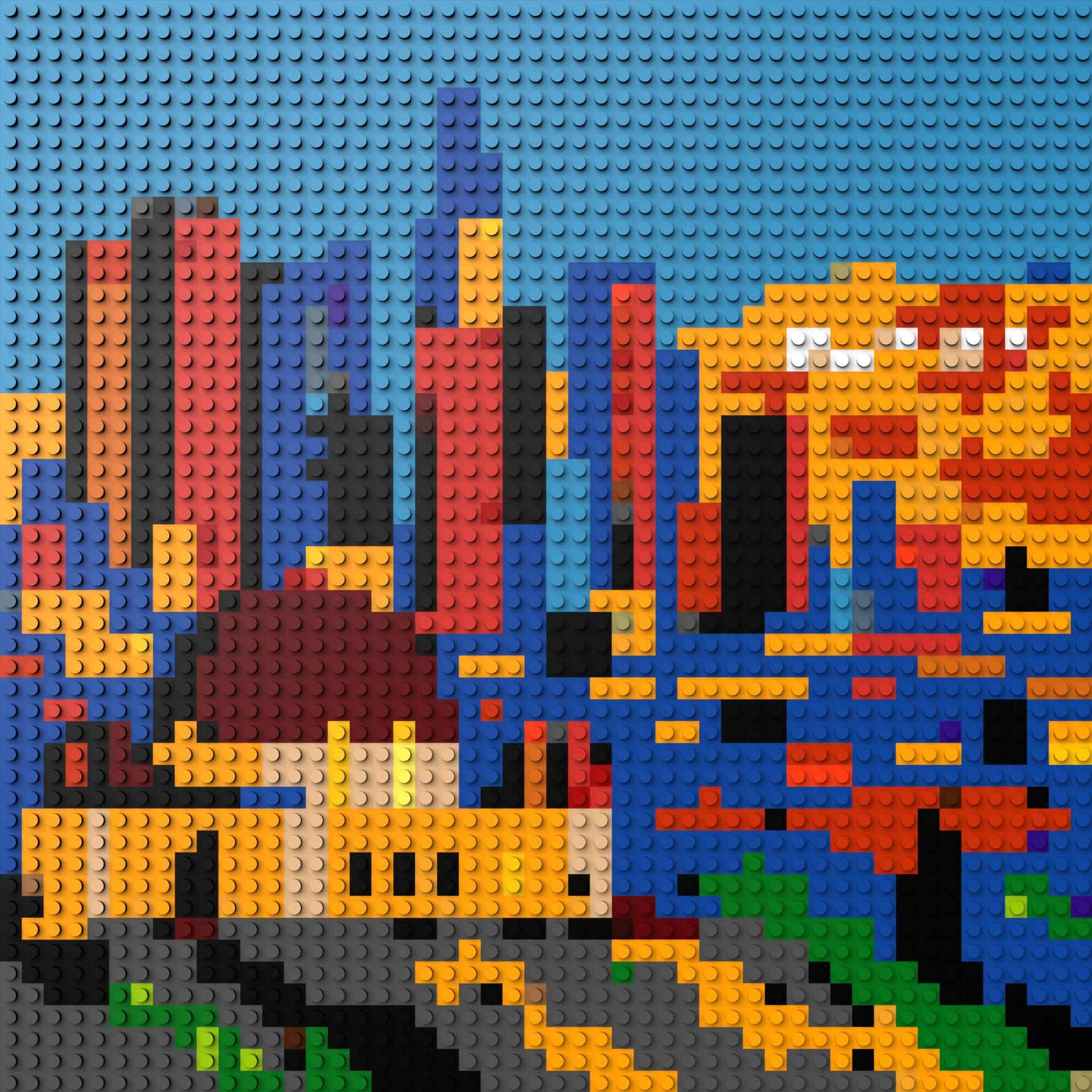 50*50studs, 40*40cm, 15,75*15,75inch
