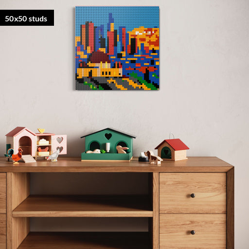 50*50studs, 40*40cm, 15,75*15,75inch