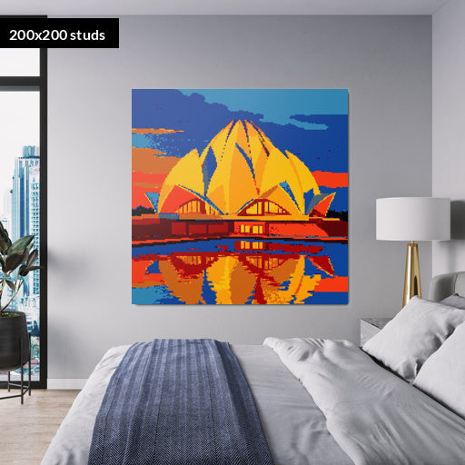 200*200studs, 160*160cm, 63*63inch