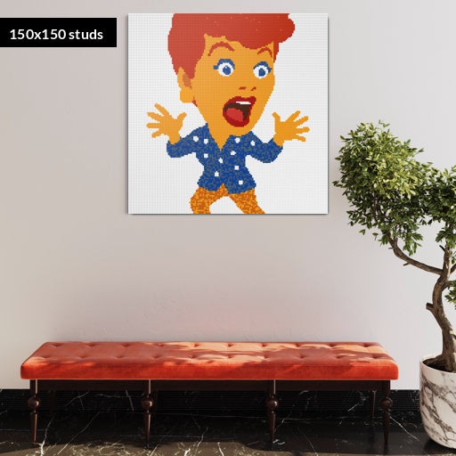 150*150studs, 120*120cm, 47,25*47,25inch