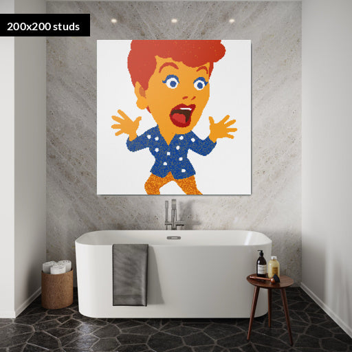 200*200studs, 160*160cm, 63*63inch