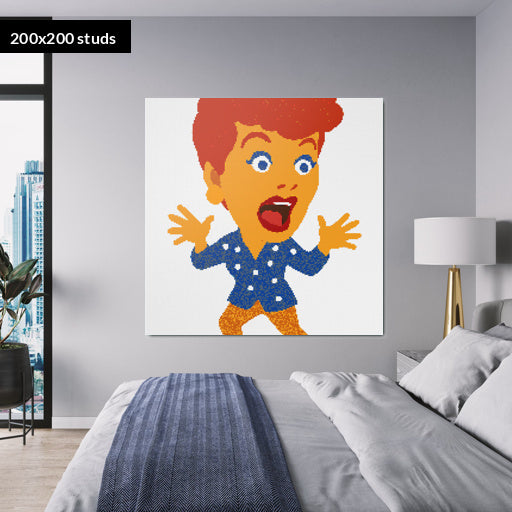 200*200studs, 160*160cm, 63*63inch