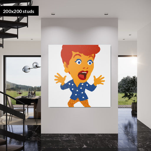 200*200studs, 160*160cm, 63*63inch