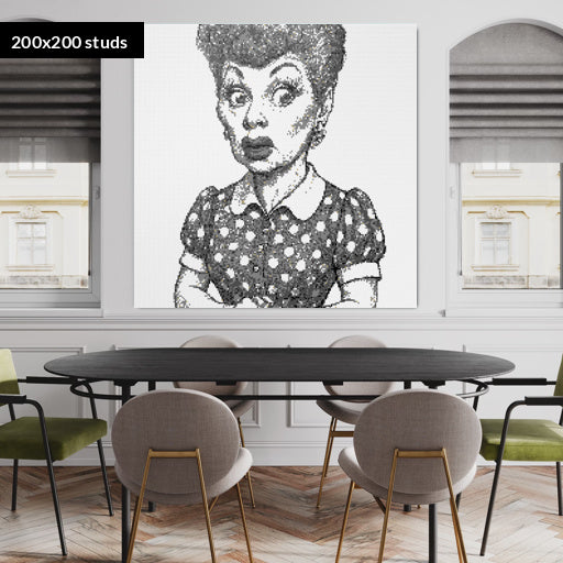 200*200studs, 160*160cm, 63*63inch