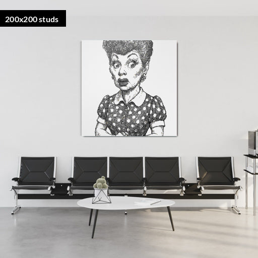 200*200studs, 160*160cm, 63*63inch