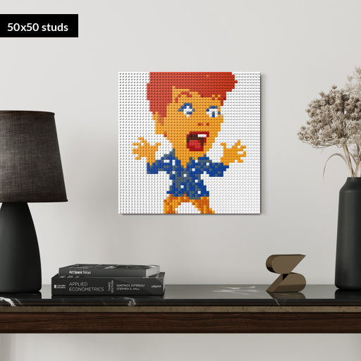 50*50studs, 40*40cm, 15,75*15,75inch