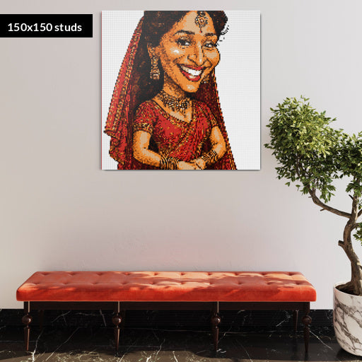 150*150studs, 120*120cm, 47,25*47,25inch