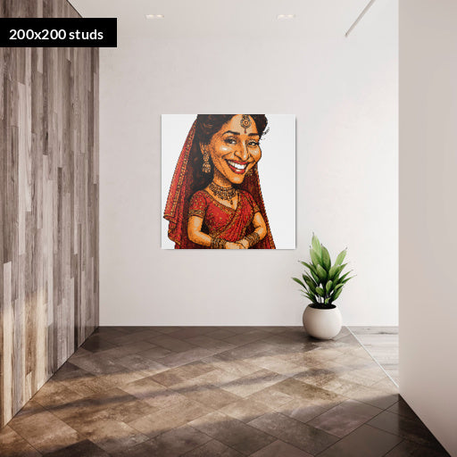 200*200studs, 160*160cm, 63*63inch