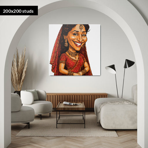 200*200studs, 160*160cm, 63*63inch