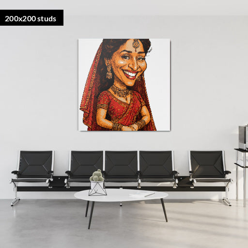 200*200studs, 160*160cm, 63*63inch